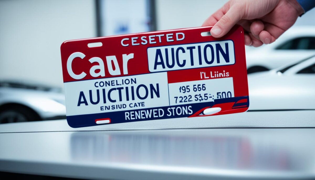 car auction license renewal